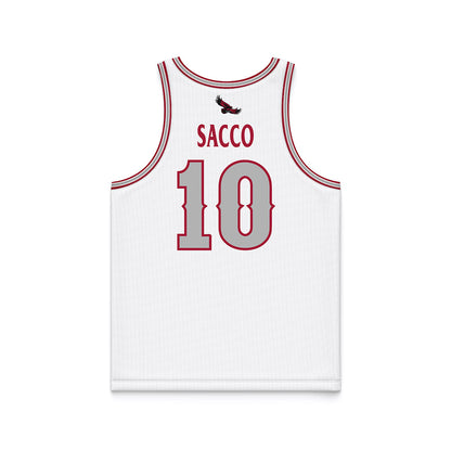 St. Joe's - NCAA Men's Basketball : Keoni Sacco - White Basketball Jersey-1