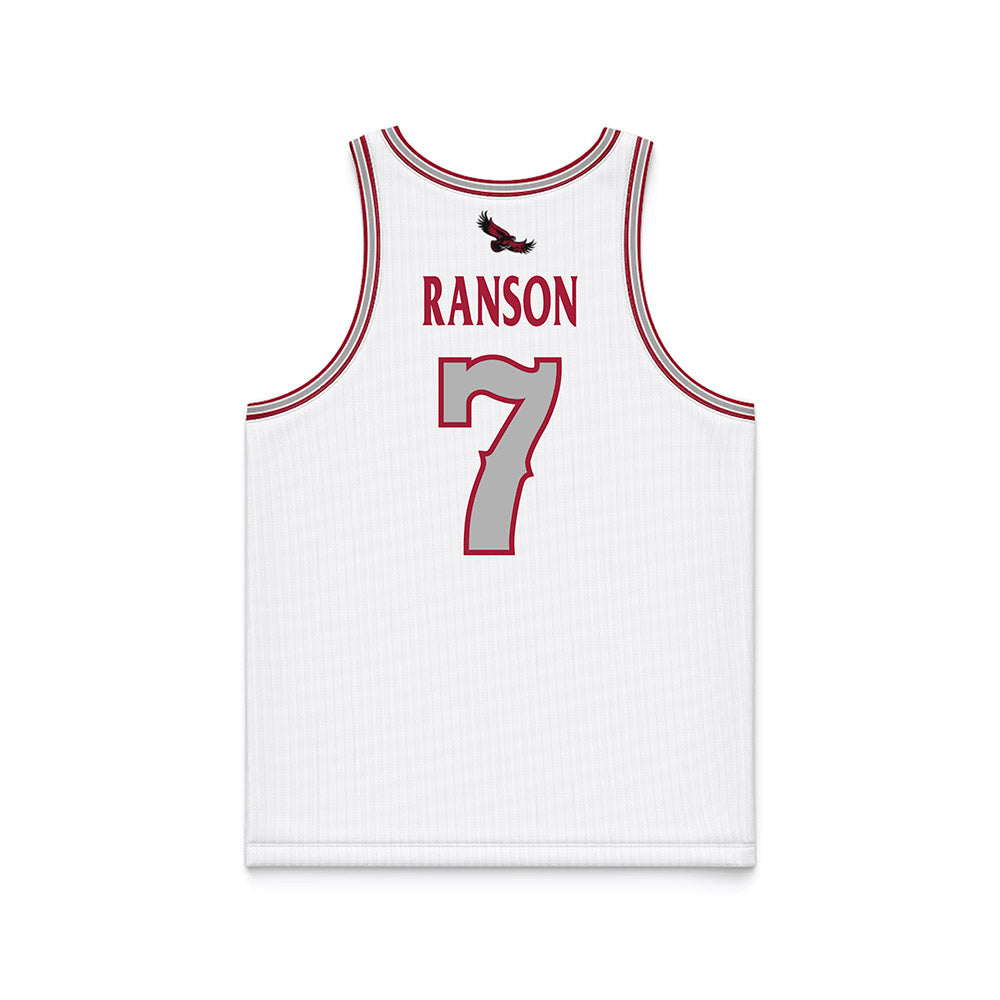 St. Joe's - NCAA Men's Basketball : Bj Ranson - White Basketball Jersey-1