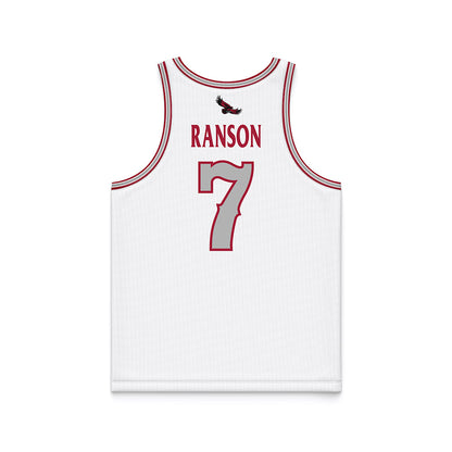 St. Joe's - NCAA Men's Basketball : Bj Ranson - White Basketball Jersey-1