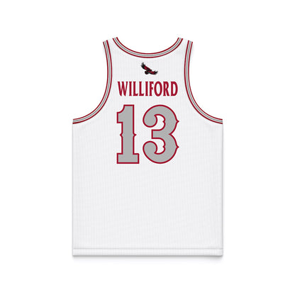St. Joe's - NCAA Men's Basketball : Austin Williford - White Basketball Jersey-1