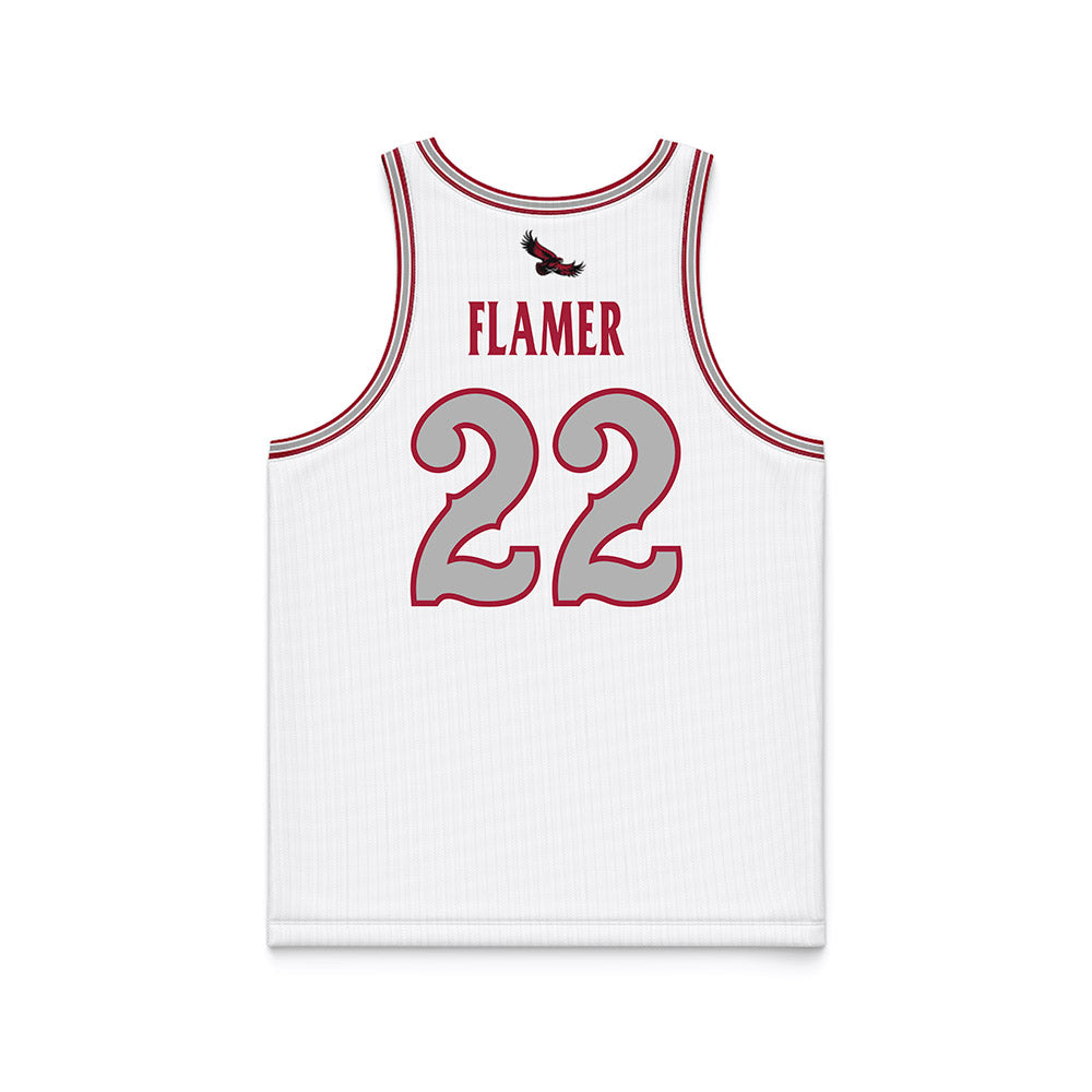 St. Joe's - NCAA Men's Basketball : Donovan Flamer - White Basketball Jersey-1