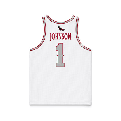 St. Joe's - NCAA Men's Basketball : Mekai Johnson - White Basketball Jersey-1