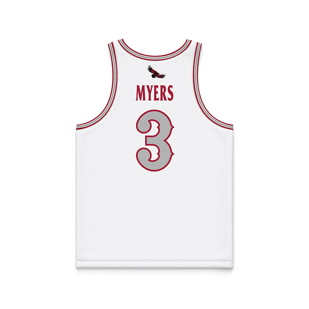St. Joe's - NCAA Men's Basketball : Khaafiq Myers - White Basketball Jersey-1