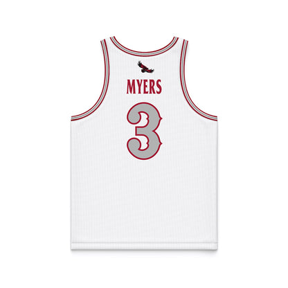 St. Joe's - NCAA Men's Basketball : Khaafiq Myers - White Basketball Jersey-1