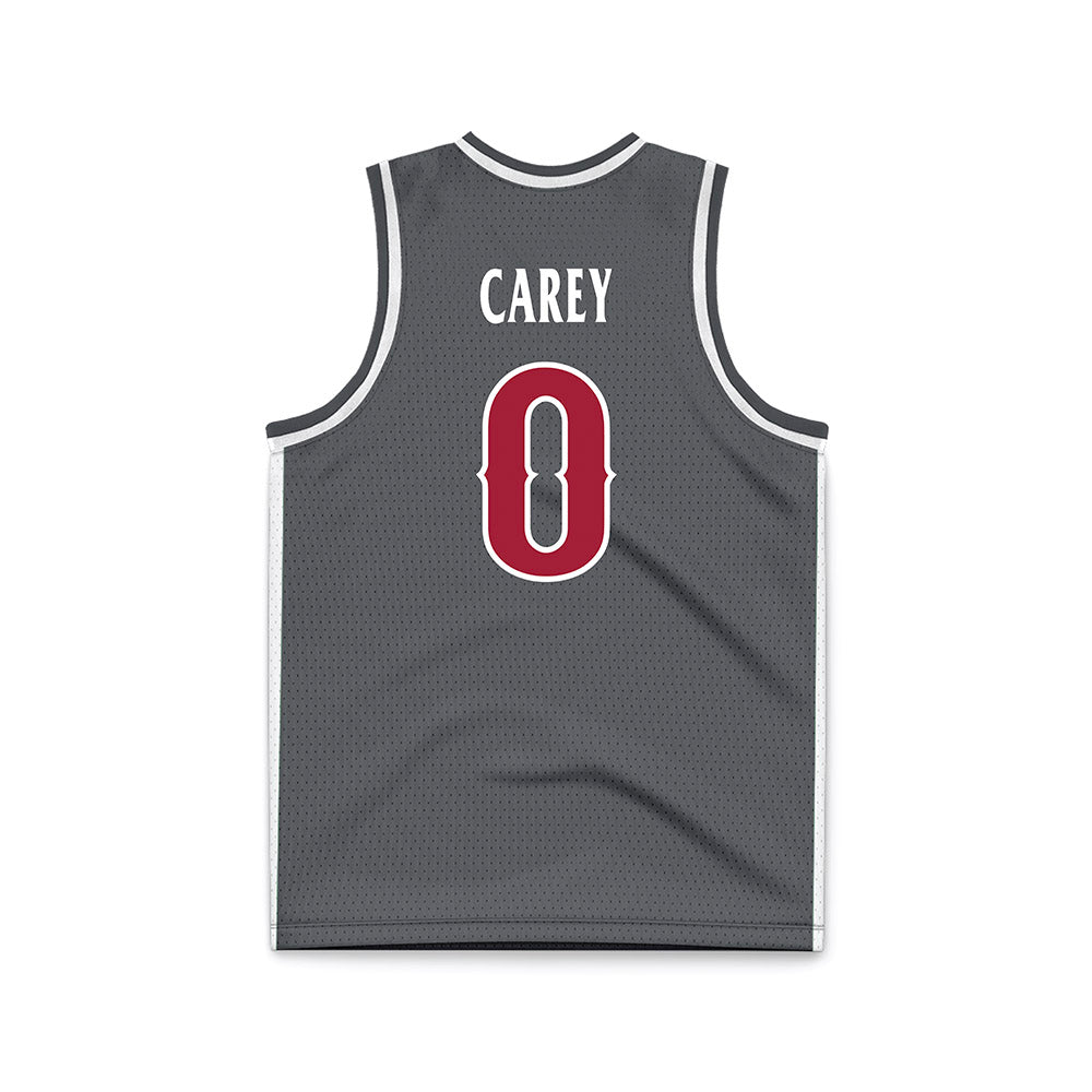 St. Joe's - NCAA Men's Basketball : Logan Carey - Grey Basketball Jersey-1
