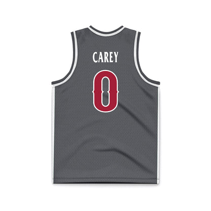 St. Joe's - NCAA Men's Basketball : Logan Carey - Grey Basketball Jersey-1