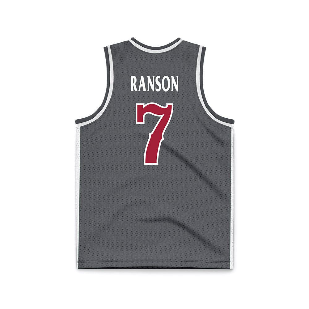St. Joe's - NCAA Men's Basketball : Bj Ranson - Grey Basketball Jersey-1