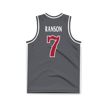 St. Joe's - NCAA Men's Basketball : Bj Ranson - Grey Basketball Jersey-1