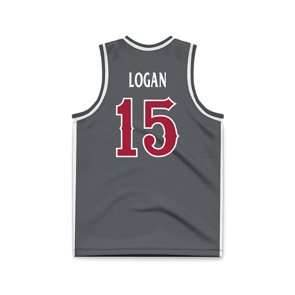 St. Joe's - NCAA Men's Basketball : Sean Logan - Grey Basketball Jersey-1