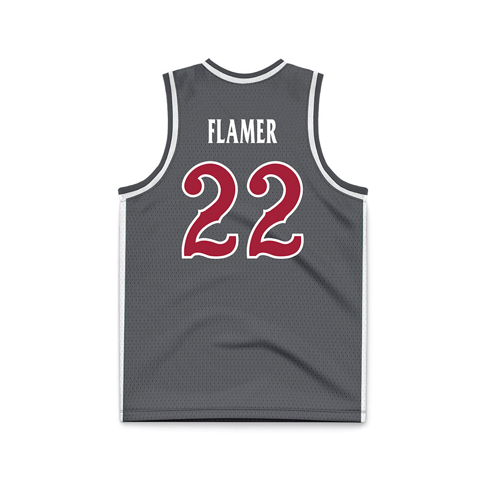 St. Joe's - NCAA Men's Basketball : Donovan Flamer - Grey Basketball Jersey-1