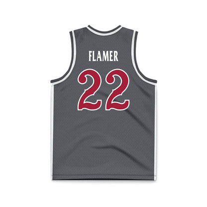St. Joe's - NCAA Men's Basketball : Donovan Flamer - Grey Basketball Jersey-1