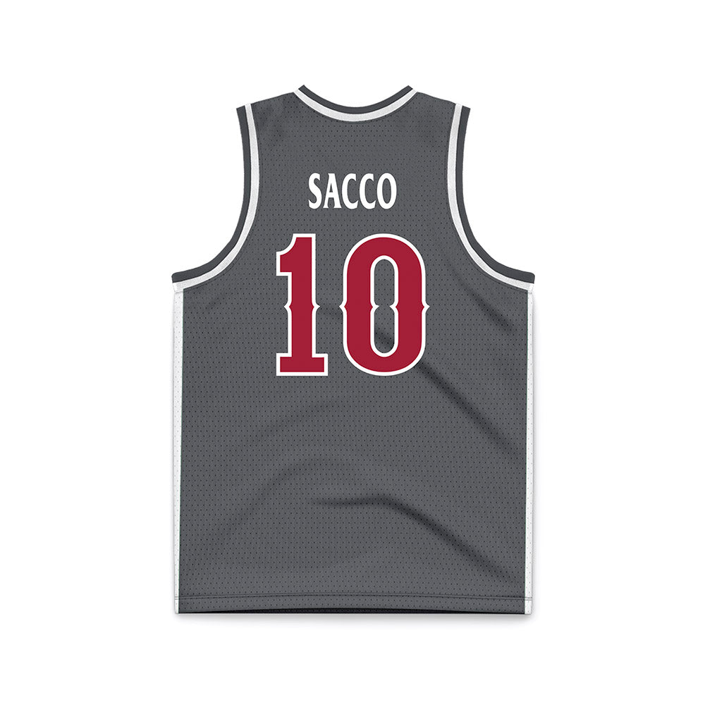 St. Joe's - NCAA Men's Basketball : Keoni Sacco - Grey Basketball Jersey-1