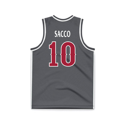 St. Joe's - NCAA Men's Basketball : Keoni Sacco - Grey Basketball Jersey-1