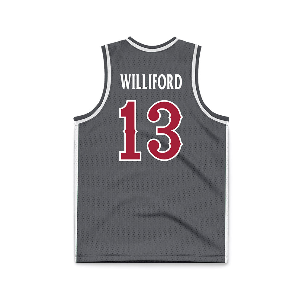 St. Joe's - NCAA Men's Basketball : Austin Williford - Grey Basketball Jersey-1