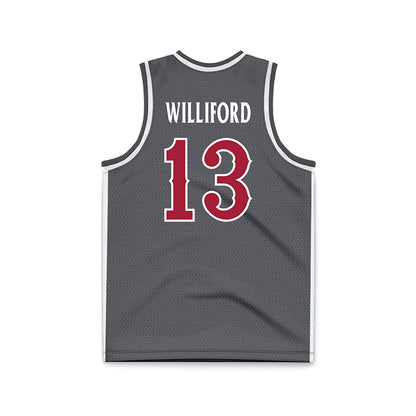 St. Joe's - NCAA Men's Basketball : Austin Williford - Grey Basketball Jersey-1