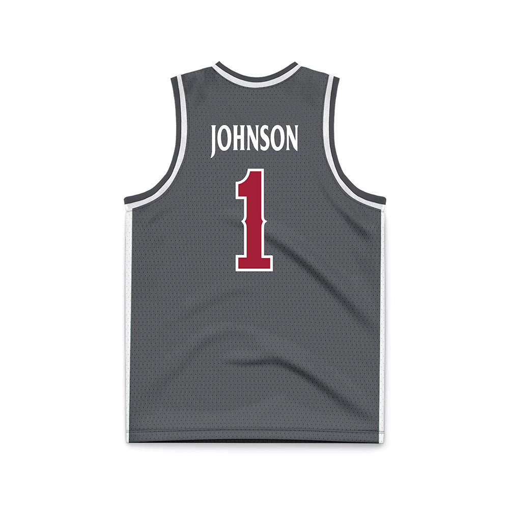 St. Joe's - NCAA Men's Basketball : Mekai Johnson - Grey Basketball Jersey-1