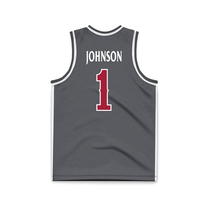 St. Joe's - NCAA Men's Basketball : Mekai Johnson - Grey Basketball Jersey-1