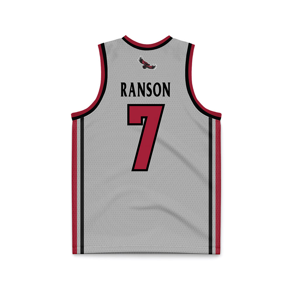 St. Joe's - NCAA Men's Basketball : Bj Ranson - Pinstripe Grey Basketball Jersey-1