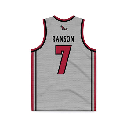 St. Joe's - NCAA Men's Basketball : Bj Ranson - Pinstripe Grey Basketball Jersey-1