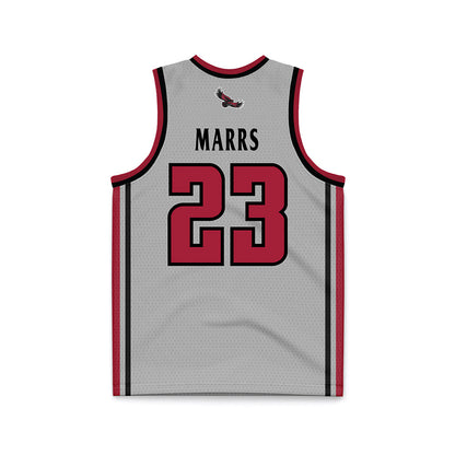 St. Joe's - NCAA Men's Basketball : Gavin Marrs - Pinstripe Grey Basketball Jersey-1