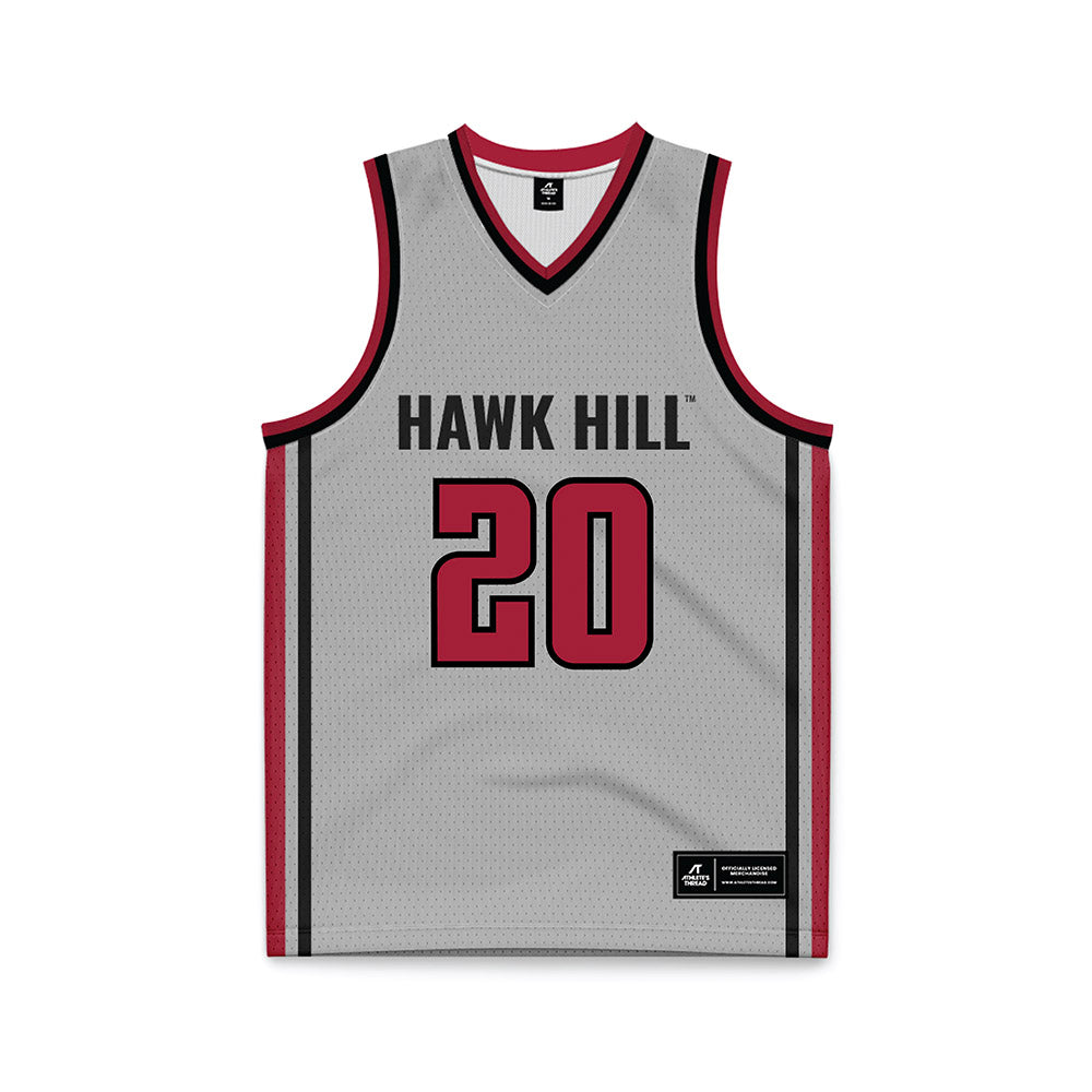 St. Joe's - NCAA Men's Basketball : Billy Rayer - Pinstripe Grey Basketball Jersey-0