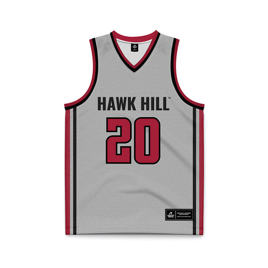 St. Joe's - NCAA Men's Basketball : Billy Rayer - Pinstripe Grey Basketball Jersey-0