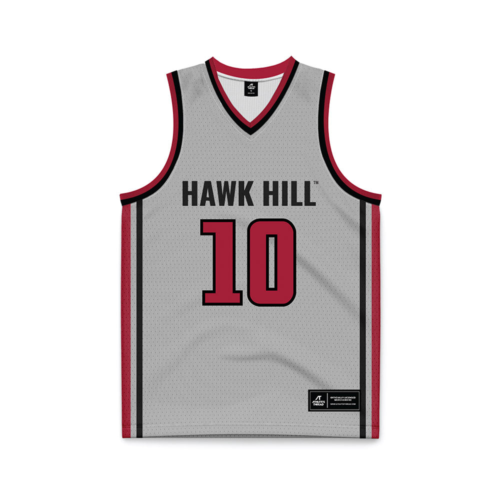 St. Joe's - NCAA Men's Basketball : Keoni Sacco - Pinstripe Grey Basketball Jersey-0