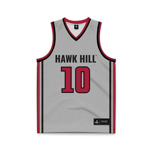 St. Joe's - NCAA Men's Basketball : Keoni Sacco - Pinstripe Grey Basketball Jersey-0