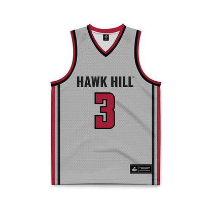 St. Joe's - NCAA Men's Basketball : Khaafiq Myers - Pinstripe Grey Basketball Jersey-0