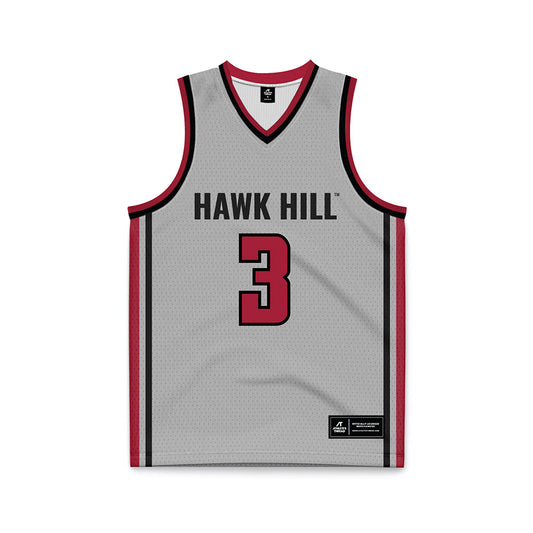 St. Joe's - NCAA Men's Basketball : Khaafiq Myers - Pinstripe Grey Basketball Jersey-0
