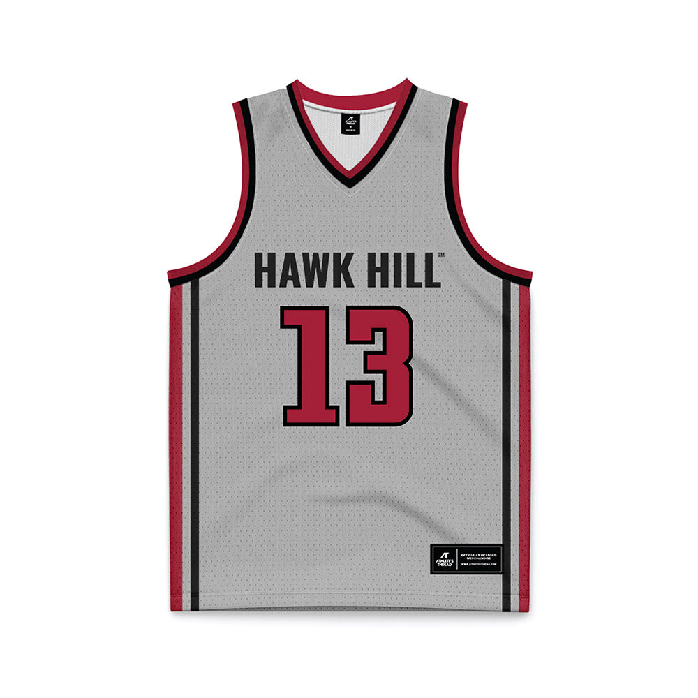 St. Joe's - NCAA Men's Basketball : Austin Williford - Pinstripe Grey Basketball Jersey-0