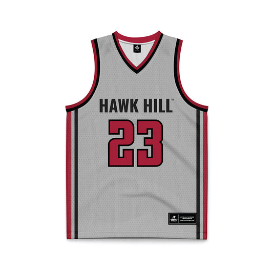 St. Joe's - NCAA Men's Basketball : Gavin Marrs - Pinstripe Grey Basketball Jersey-0