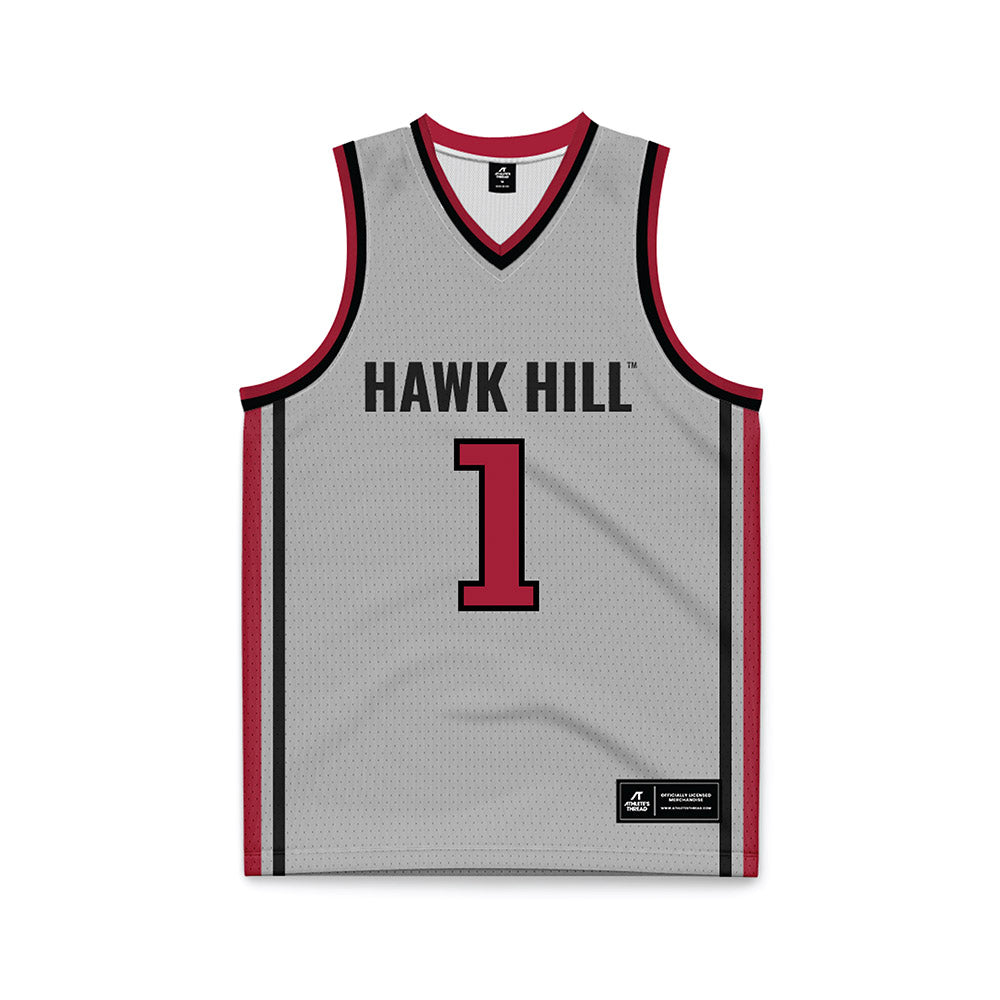 St. Joe's - NCAA Men's Basketball : Mekai Johnson - Pinstripe Grey Basketball Jersey-0