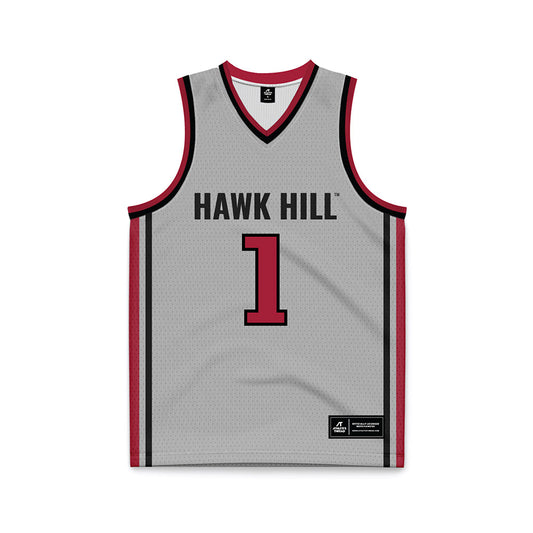 St. Joe's - NCAA Men's Basketball : Mekai Johnson - Pinstripe Grey Basketball Jersey-0