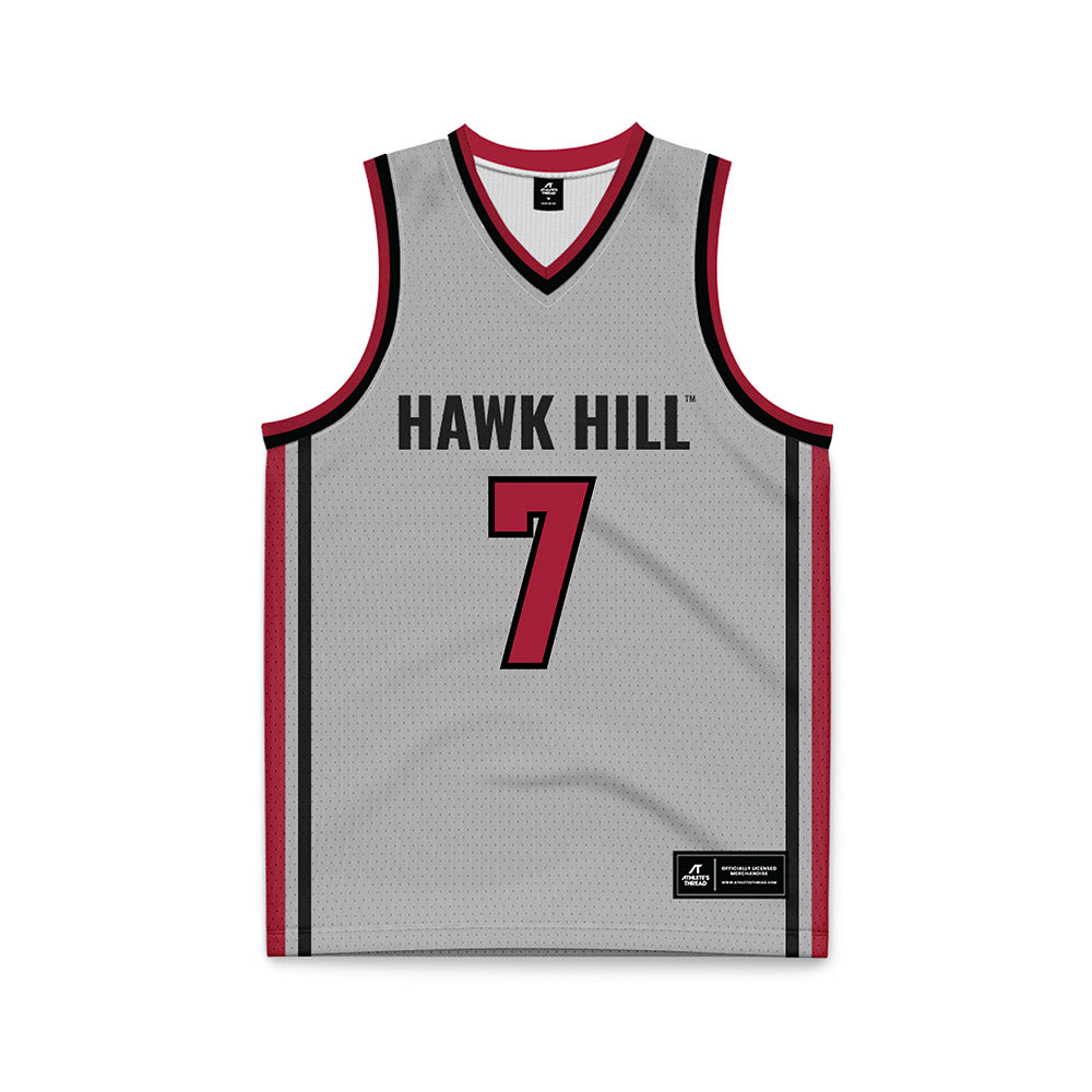 St. Joe's - NCAA Men's Basketball : Bj Ranson - Pinstripe Grey Basketball Jersey-0
