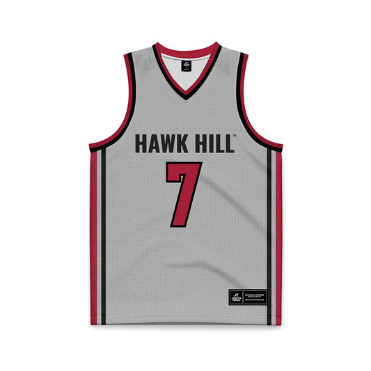 St. Joe's - NCAA Men's Basketball : Bj Ranson - Pinstripe Grey Basketball Jersey-0