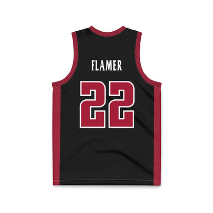 St. Joe's - NCAA Men's Basketball : Donovan Flamer - Black Basketball Jersey-1