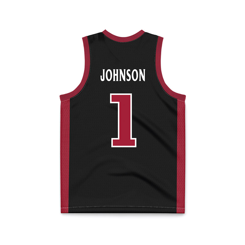 St. Joe's - NCAA Men's Basketball : Mekai Johnson - Black Basketball Jersey-1