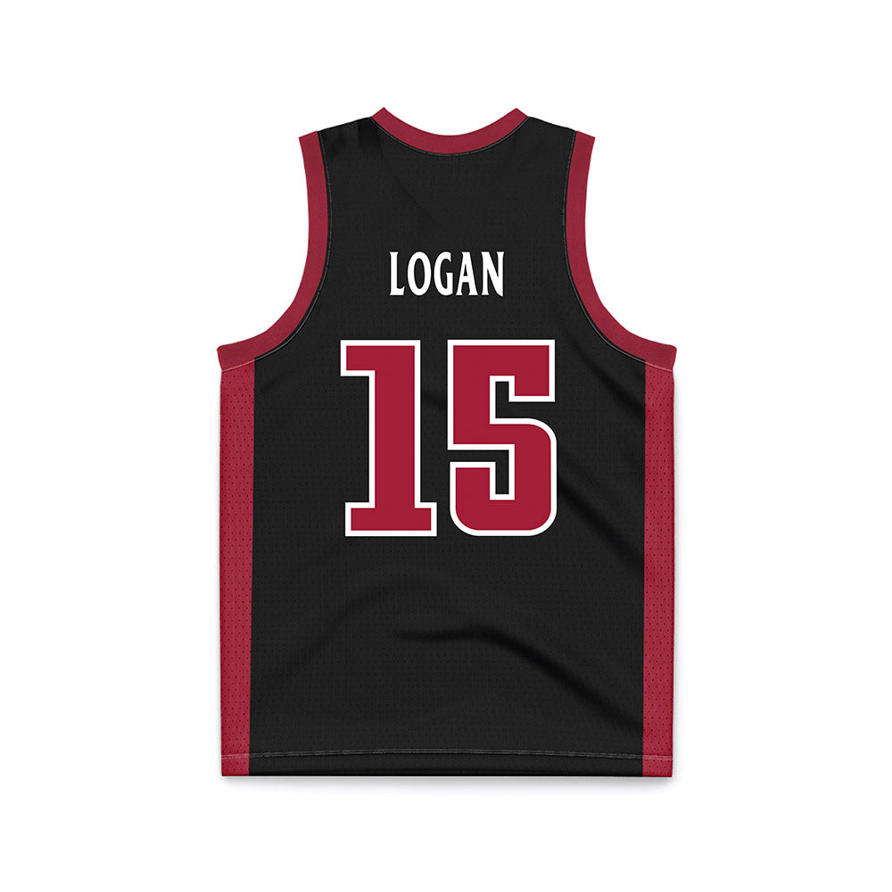 St. Joe's - NCAA Men's Basketball : Sean Logan - Black Basketball Jersey-1