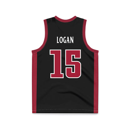 St. Joe's - NCAA Men's Basketball : Sean Logan - Black Basketball Jersey-1