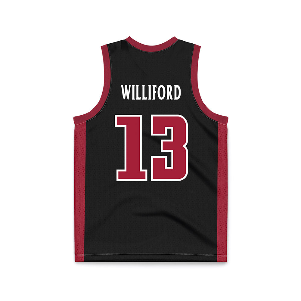 St. Joe's - NCAA Men's Basketball : Austin Williford - Black Basketball Jersey-1