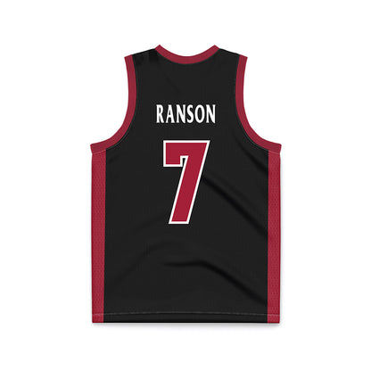 St. Joe's - NCAA Men's Basketball : Bj Ranson - Black Basketball Jersey-1