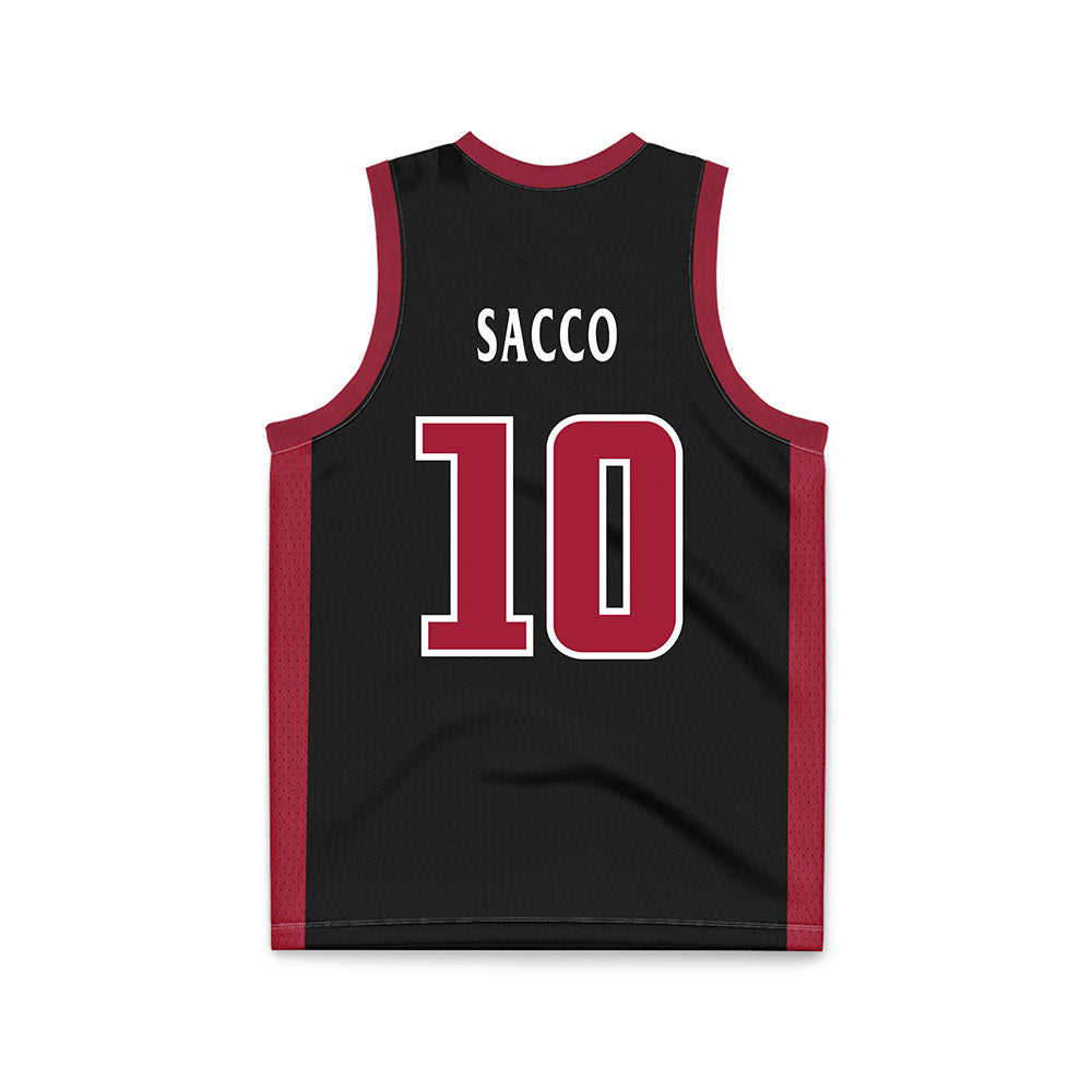 St. Joe's - NCAA Men's Basketball : Keoni Sacco - Black Basketball Jersey-1