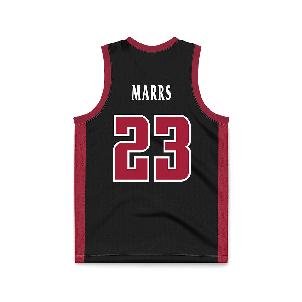 St. Joe's - NCAA Men's Basketball : Gavin Marrs - Black Basketball Jersey-1