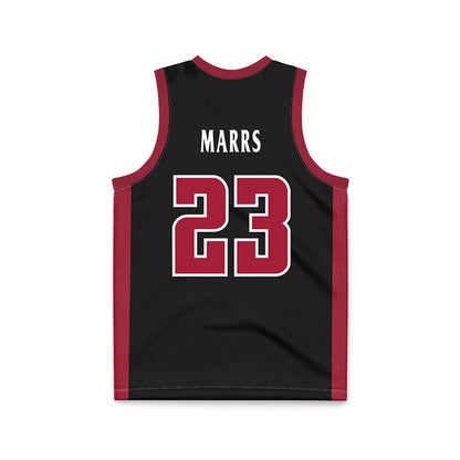 St. Joe's - NCAA Men's Basketball : Gavin Marrs - Black Basketball Jersey-1