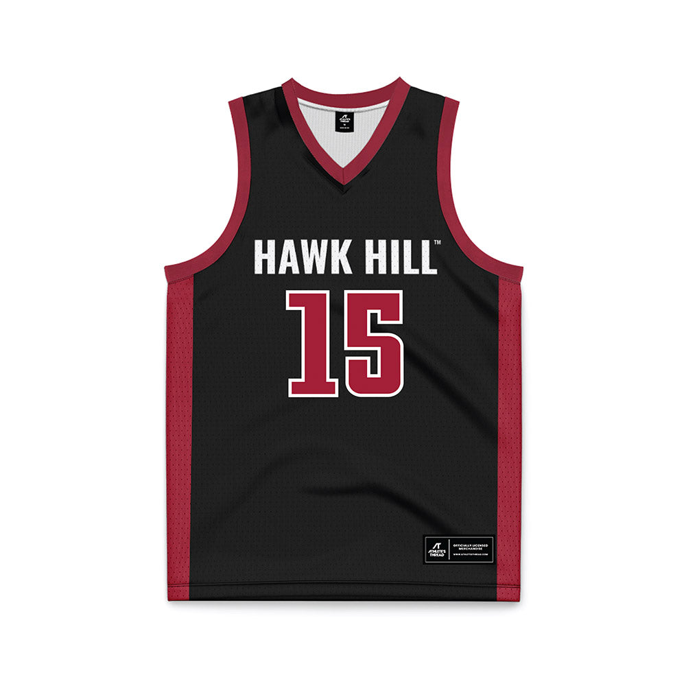 St. Joe's - NCAA Men's Basketball : Sean Logan - Black Basketball Jersey-0