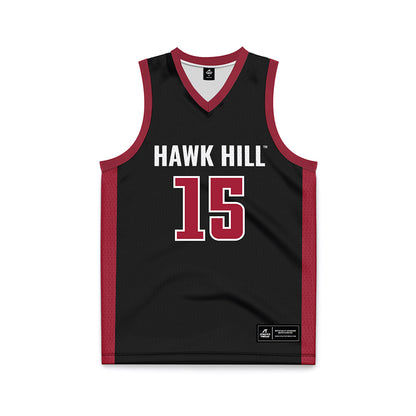 St. Joe's - NCAA Men's Basketball : Sean Logan - Black Basketball Jersey-0