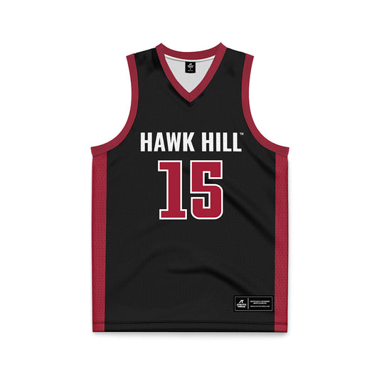 St. Joe's - NCAA Men's Basketball : Sean Logan - Black Basketball Jersey-0