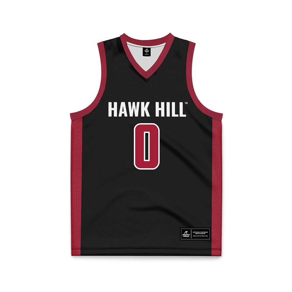 St. Joe's - NCAA Men's Basketball : Logan Carey - Black Basketball Jersey-0