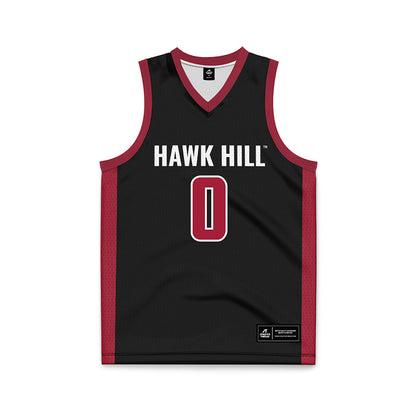 St. Joe's - NCAA Men's Basketball : Logan Carey - Black Basketball Jersey-0